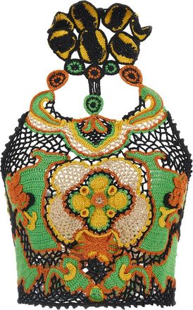 Etro Multicolor Crochet top