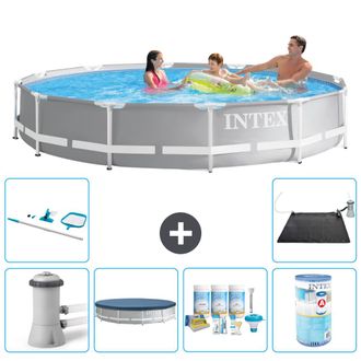 Intex Piscina Prism Frame Redonda - 366x76 Cm - 8-piezas S32077