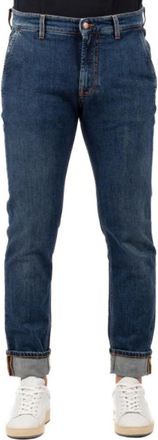 Siviglia Loretello Jeans - Heren - Slim Fit Jeans - Blauw - W38 - Katoen - Jeans