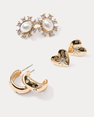 Lilly Pulitzer Womens Spicy Socialite Earring In Gold Metallic