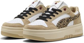 Puma Rebound Low Animal Flair Trainers UK 7 White