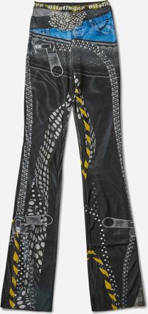 Ottolinger Women s Mesh Pants Polka Dot Zip Print