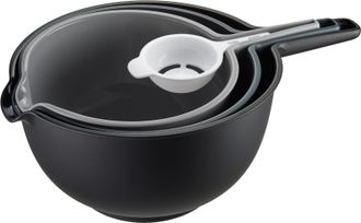 GEFU Schüssel »Preparo« 4 Stk. aus Kunststoff platzsparend zu verstauen