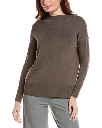Lafayette 148 New York Relaxed Wide Stripe Sweater