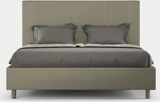 Les Tendances Cama Matrimonio Contenedor 160x200 Moderno Polipiel Goya M1 - Marr&oacute;n