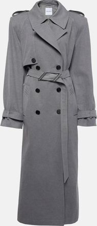 The Attico Belted cotton canvas trench coat