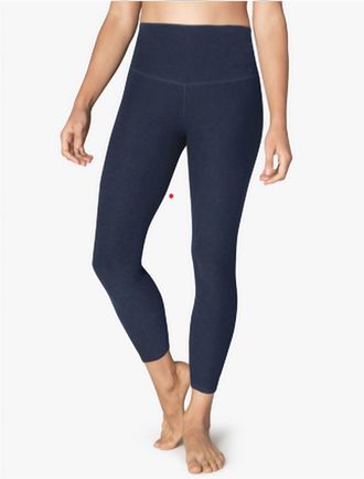 Beyond Yoga High Waist Midi Leggings In Navy