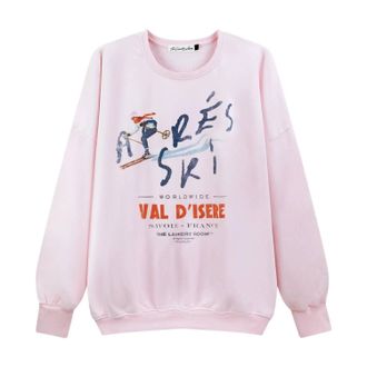The Laundry Room Womens Apres Ski Savoie Sweatshirt In Pink