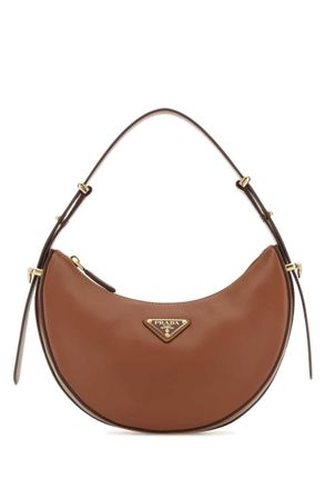 Prada Cognac Arqu Small Shoulder Bag