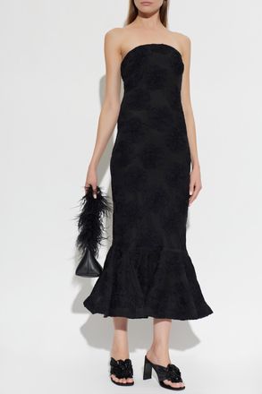 Rotate Off-shoulder Dress, Womens, Black