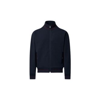 Hackett Manor Track Full Zip Sweat - Heren - Sweatshirts & Hoodies - Blauw - Maat: XL Katoen