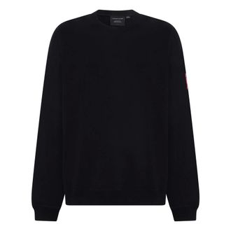 Canada Goose Sweatshirts, male, Black, Size: L Rove Crew