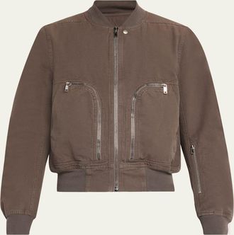 DRKSHDW RICK OWENS Mens Heavy Cotton Flight Jacket