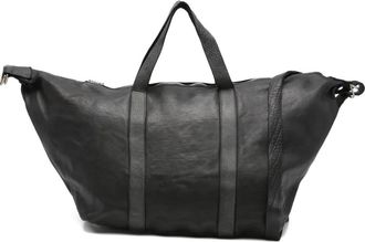 Guidi leather tote bag - Black