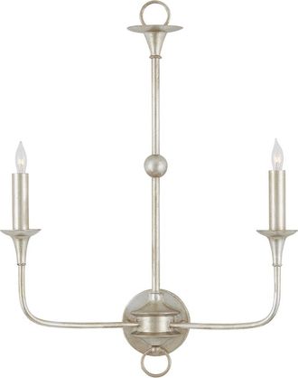 Currey & Company Nottaway Champagne 2-Light Wall Sconce