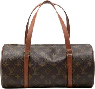 Louis Vuitton Pre-owned Papillon 30 - Dames - Vintage Handtas - Bruin - ONE Size - Leer - Vintage