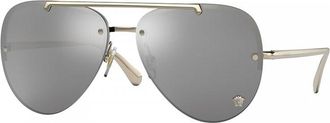 Versace VE2231 12526G Pale Gold/Rose Gradient Grey Mirror Blue