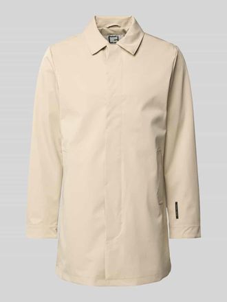 Casual Friday Casual Friday Kurzmantel mit Umlegekragen und Label-Detail Modell EIDE in Beige, Gr&ouml;&szlig;e 3XL