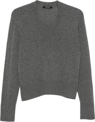 Aragona V-neck Ribbed-trim Sweater