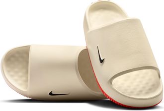 Nike Mens Calm (Oregon State) College Slides in White | IM3264-100