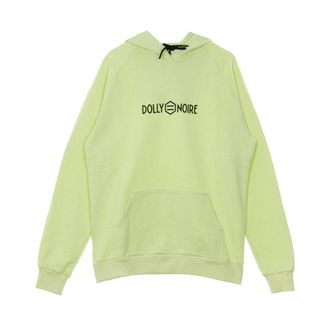 Dolly Noire Hoodies, male, Green, Size: S Logo Hoodie Mint Lightweight Hooded Sweatshirt