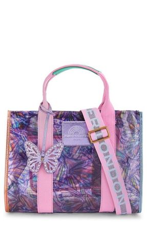 Kurt Geiger Southbank Vinyl Tote in Light/Pastel Purple at Nordstrom