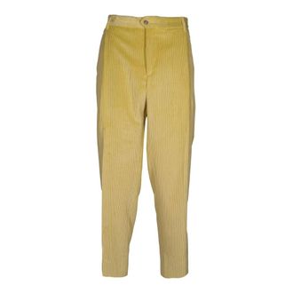 BRIGLIA 1949 Broeken, Heren, Geel, S, Manhattans Rechte Broek