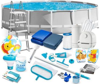 OEM Piscina De Jard&iacute;n Con Estructura 549 X 122 Cm 21 En 1 Intex 26732