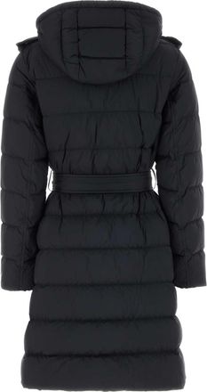 Burberry Womens Midnight Blue Nylon Down Jacket Black Giubbini