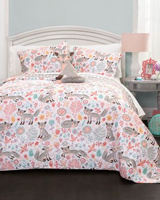 Lush Décor Lush Decor Pixie Fox Quilt Set