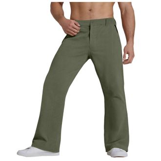 Generic Mens Corduroy Trousers Wide Leg Vintage Everyday Flare Trousers Stretch Flared Hippie Casual Trouser Mens Bootcut Flared Trouser Corduroy Retro Cord 6