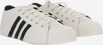 adidas Mens Y-3 Nizza Lo Sneakers White Fabric Trainers