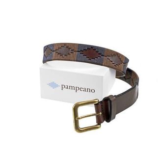 Pampeano Jefe Belt in Brown/navy/brown at Nordstrom, Size 40