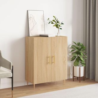 vidaXL Vidaxl - Aparador De Madera De Ingenier&iacute;a Roble Sonoma 69,5x34x90 Cm