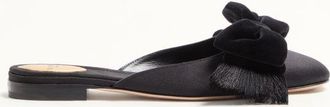 Valentino Garavani Mule Reinette In Raso Donna NERO 36.5
