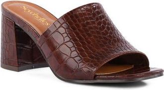 Seychelles Adapt 3 Open Toe Slide Sandal in Brown at Nordstrom, Size 6.5
