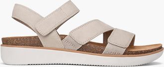 Skechers Womens Skechers LIFTED COMFORT Womens Ankle Strap Sandals Taupe - Cream - Size: 5