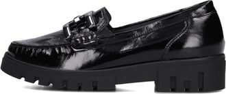 Waldl&auml;ufer Dames Instappers H Serena Zwart - Dames - Loafers - Zwart - 40 1/2 EU - Schoenen