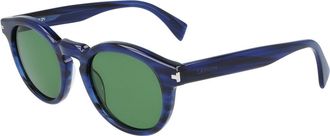 Lanvin LNV610S 400 Mens Sunglasses Blue Size 50