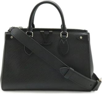 Louis Vuitton Pre-owned Grenelle Epi Handbag - Dames - Vintage Handtas - Zwart - ONE Size - Leer - Vintage