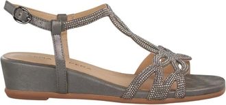 Alma En Pena Wedges, female, Gray, 7 UK, Mid-heeled sandal with glitter