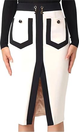 Elisabetta Franchi Donna, Gonne, Bianco, S, new