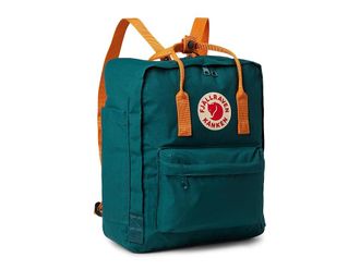 Fj&auml;llr&auml;ven Kanken Backpack Bags Arctic Green/Spicy Orange, Textile