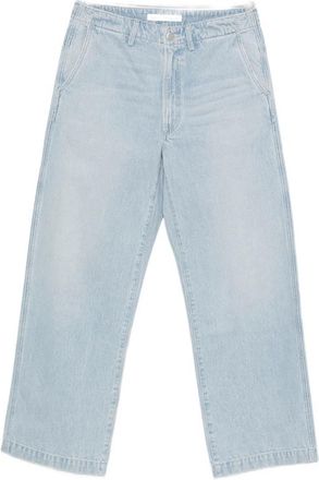 A Gold E Button-fastening Jeans