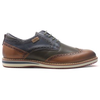 Pikolinos Avila M1T-4191 Leather Mens Lace Up Shoes - UK 7-7.5 - US 8 Men - EU 41 - Brandy - Size:UK 7-7.5