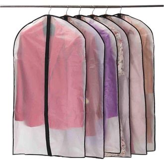 OEM Fundas Protectoras Para Prendas De Vestir, A Prueba De Polvo, Agua, Polillas Y Humedad, Semitransparentes, Con Cierre De Cremallera, Para Camisas, Tra
