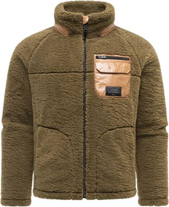 Stone Harbor Sorees heren teddyjas - sherpa fleece blouson met gewatteerde voering