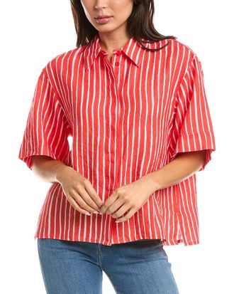 Marimekko Palindromi Piccolo Linen Top