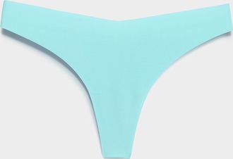 Miiyu Womens Dense laser-cut thong Recycled nylon