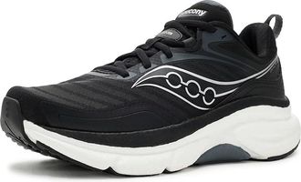 Saucony Omni 23 St Womens Shoes Black/Silver : 11.5 B - Medium, Textile